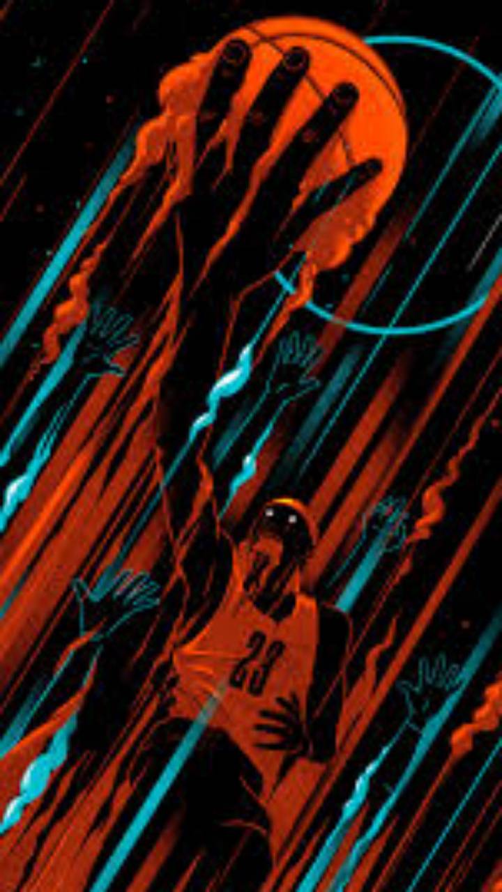 720x1280 Basketball art wallpaper
