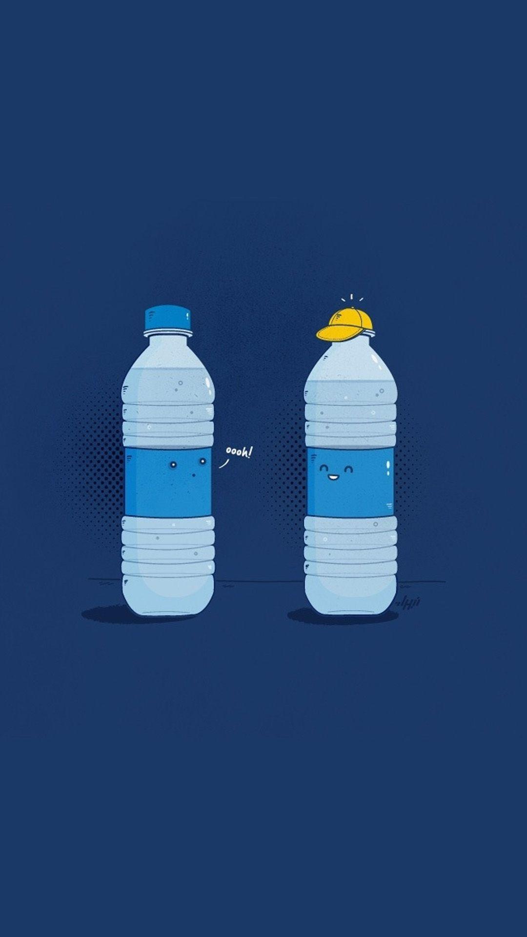 1080x1920 Funny 125 Android Wallpaper Water Bottle