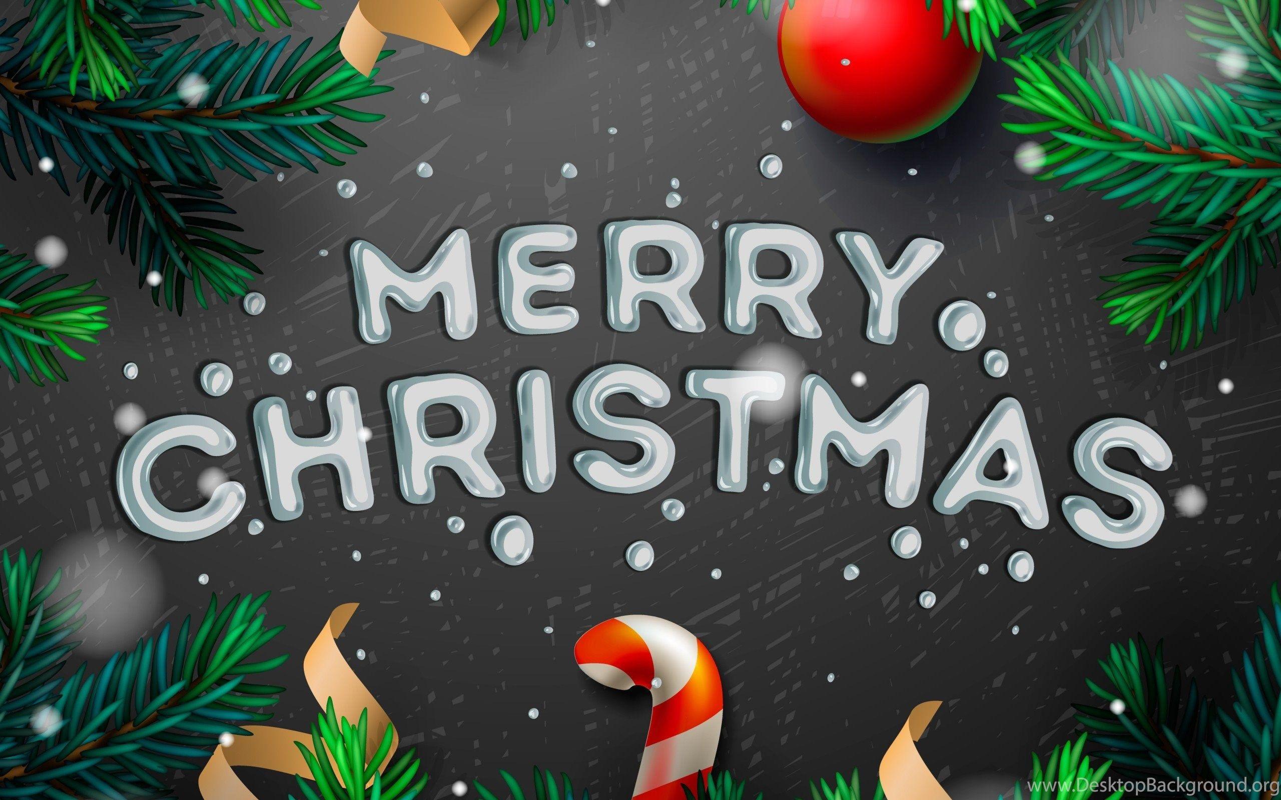 2560x1600 Simple Merry Christmas Illustration Desktop Wallpaper Desktop Background