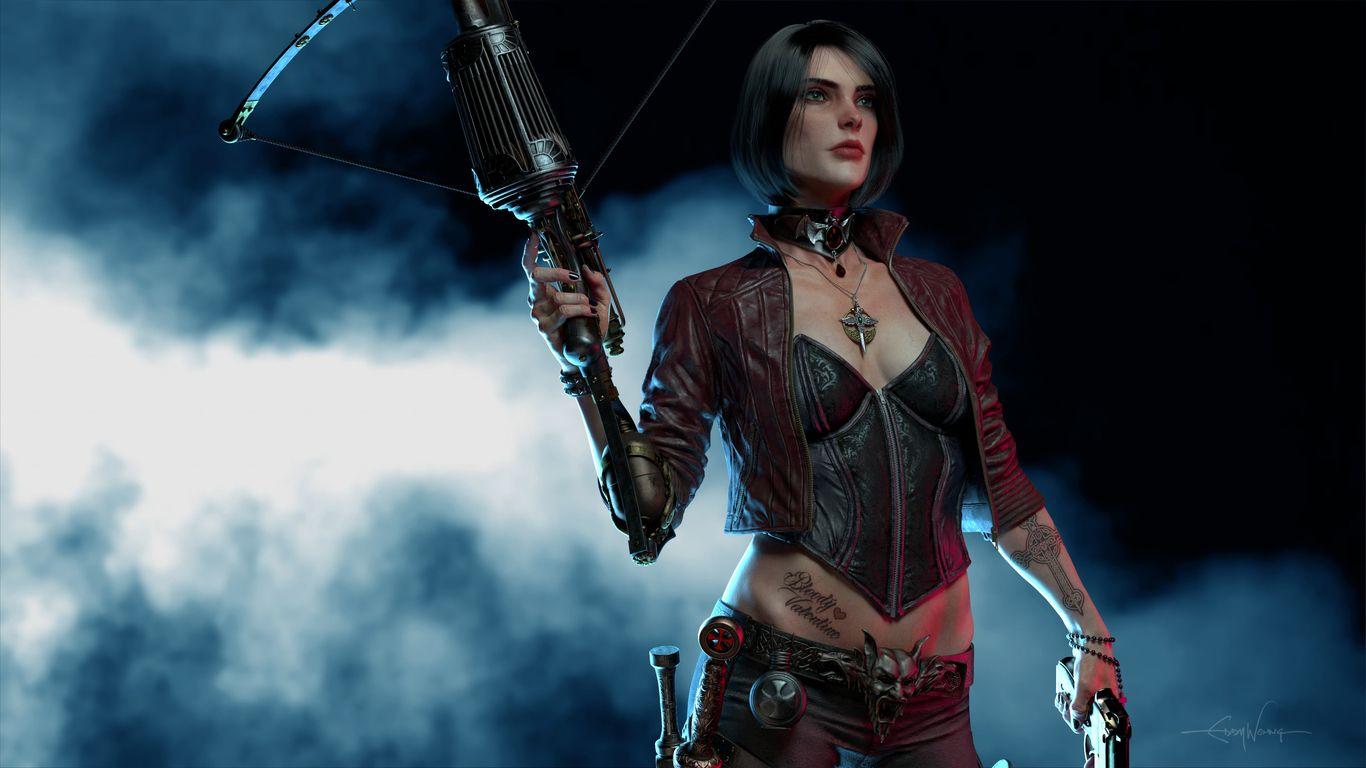 1366x768 Anna Van Helsing, Vampire Hunter