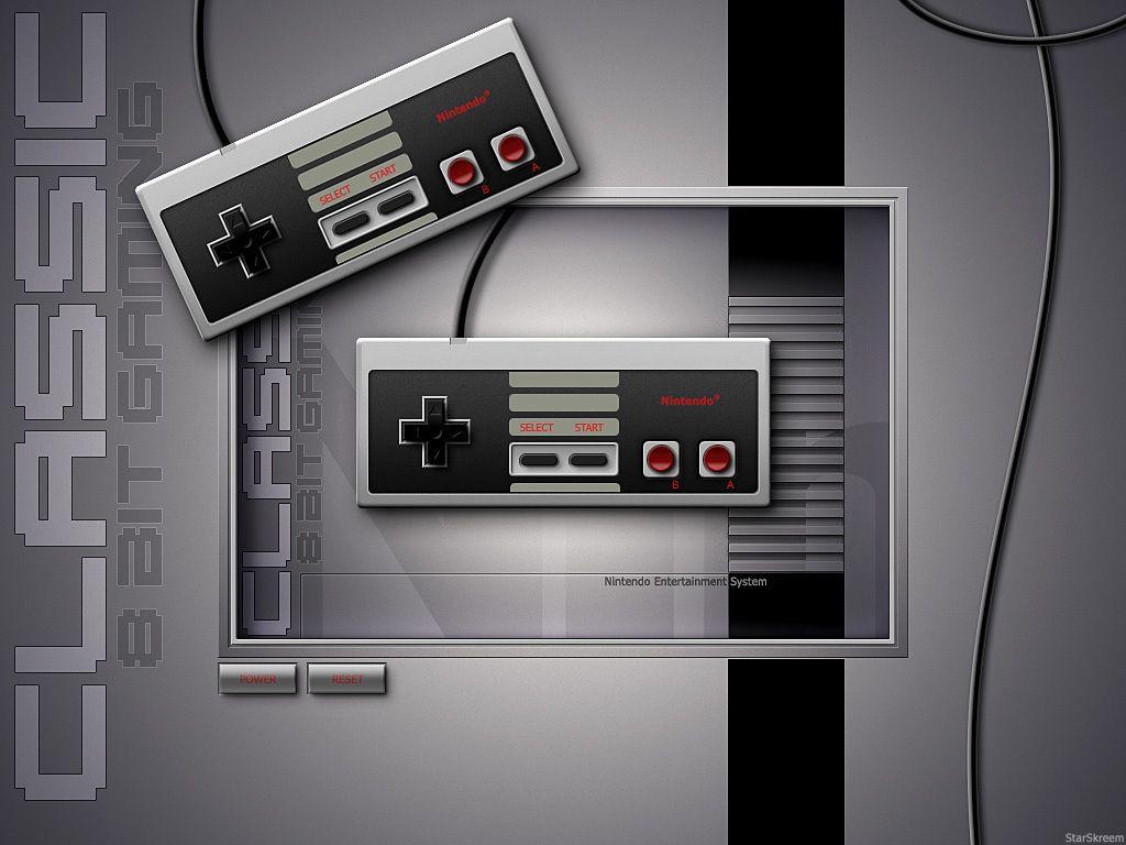 1024x768 NES Controller Wallpaper