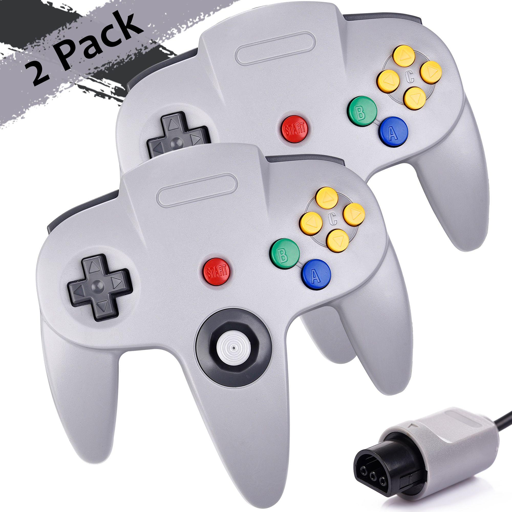 2000x2000 2Pack N64 Controller, iNNEXT Classic Retro Wired Controllers Gamepad Controller Joystick for N64 Console Video Games System(Gray).com