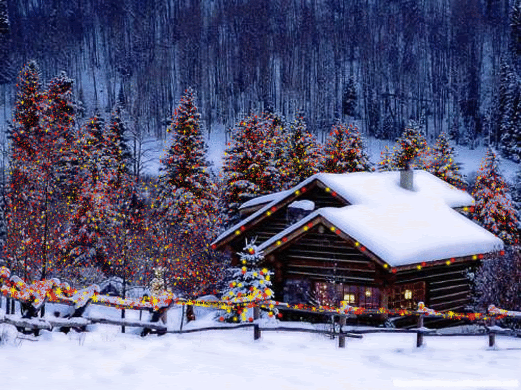 1024x768 Animated Gif by Jennifer Lyons. Winter wallpaper, Winter wallpaper hd, Christmas wallpaper
