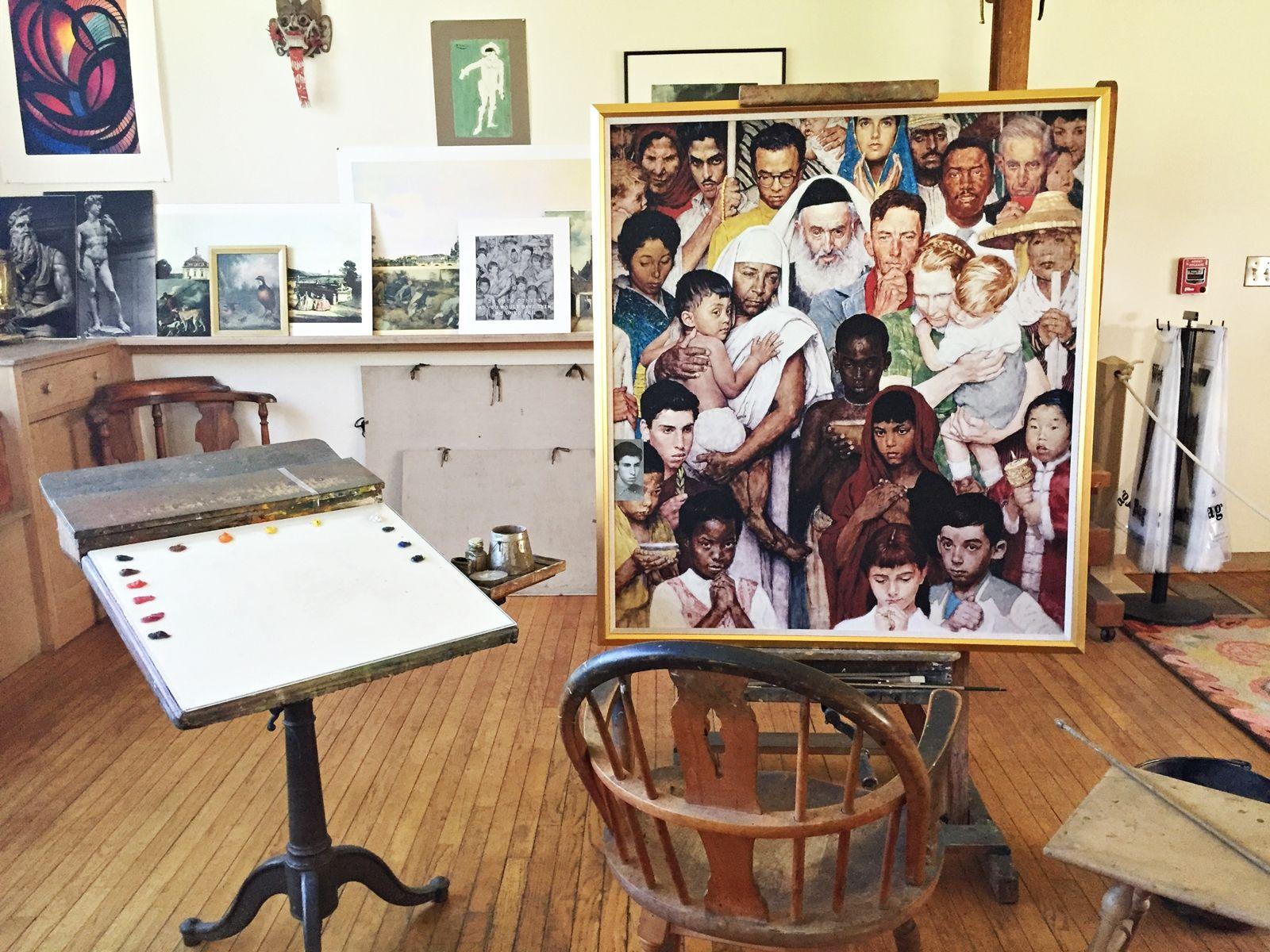1600x1200 Tour Norman Rockwell's Studio at the Norman Rockwell Museum in Stockbridge, MA England Today
