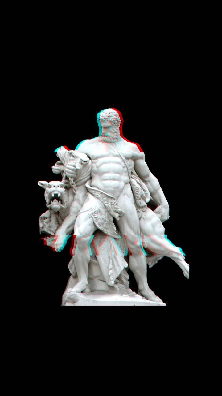 720x1280 Glitched Hercules wallpaper