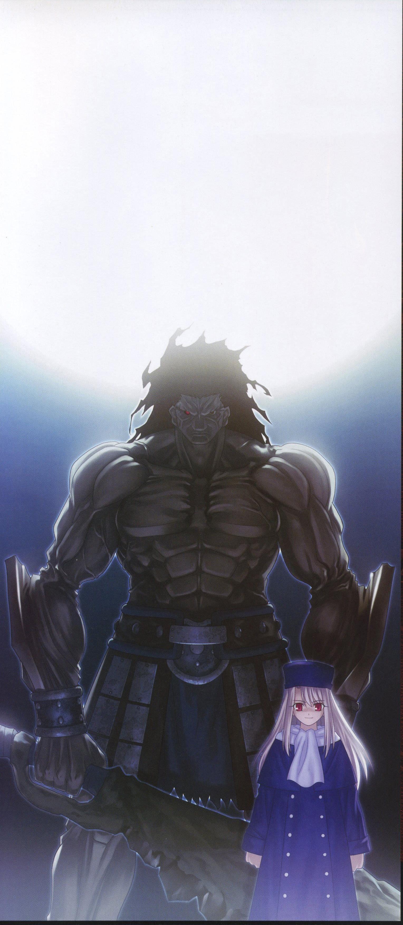 1528x3505 fatestay night berserker hercules artbook artwork characters berserker fatestay night scans fate High Quality Wallpaper, High Definition Wallpaper