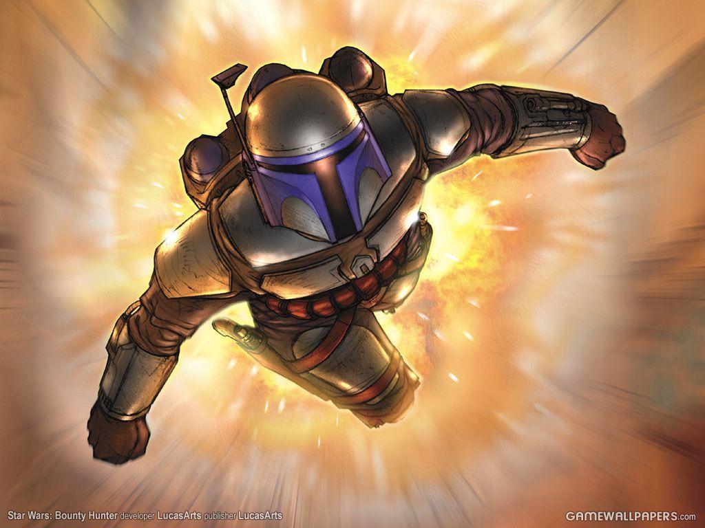 1024x768 Star Wars Wallpaper: Jango Fett. Star wars wallpaper, Star wars bounty hunter, Star wars fett