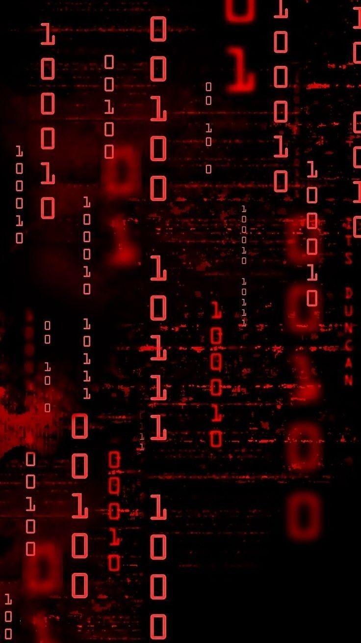 736x1309 Red and Black Aesthetic Wallpaper