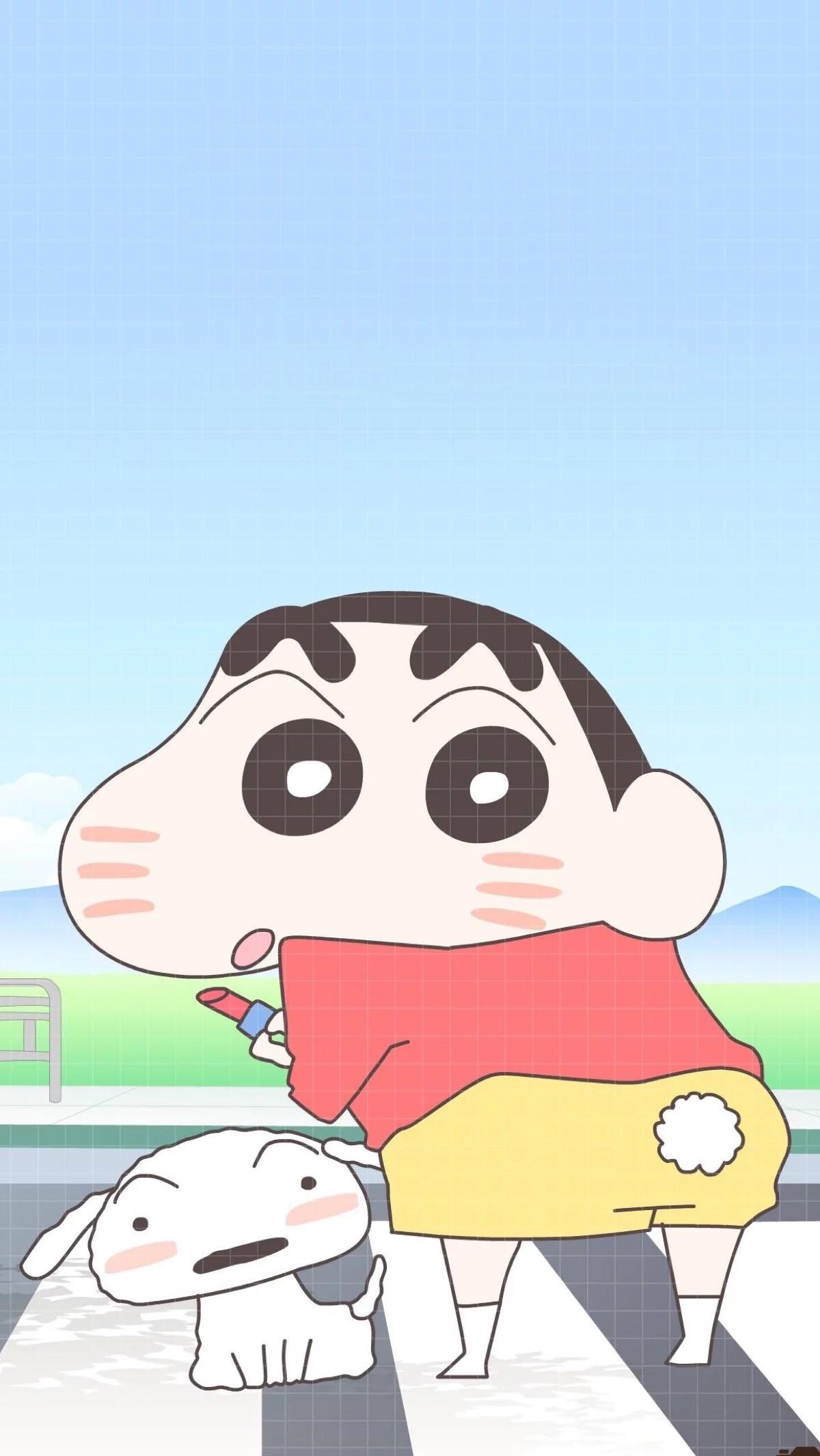 1200x2131 Wallpaper iPhone iPhone 7 Shin Chan Sad Pic