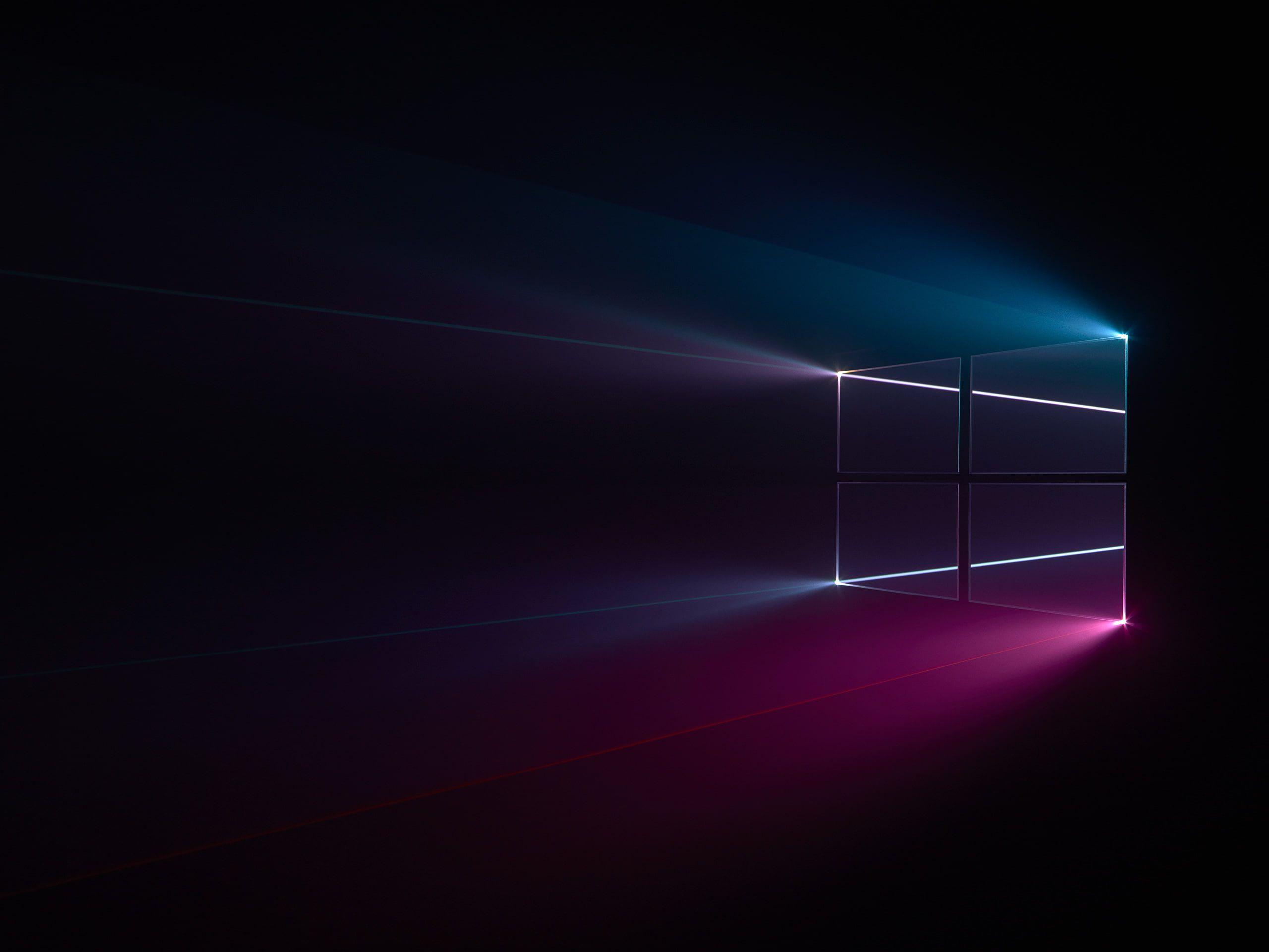 2560x1920 Windows logo #Blue #Dark Windows 10 #Pink K #wallpaper #hdwallpaper #desktop. Wallpaper windows Windows wallpaper, Windows 10 desktop background