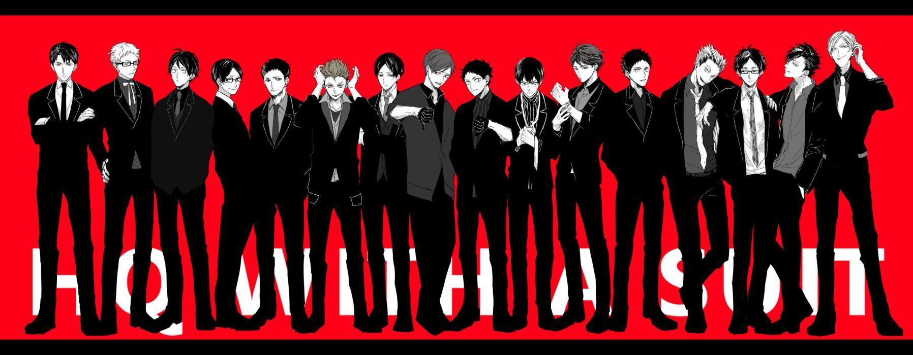 1796x700 Haikyuu Makoto Shimada Yamaguchi Tadashi Akaashi Keiji Iwaizumi Hajime wallpaperx1169