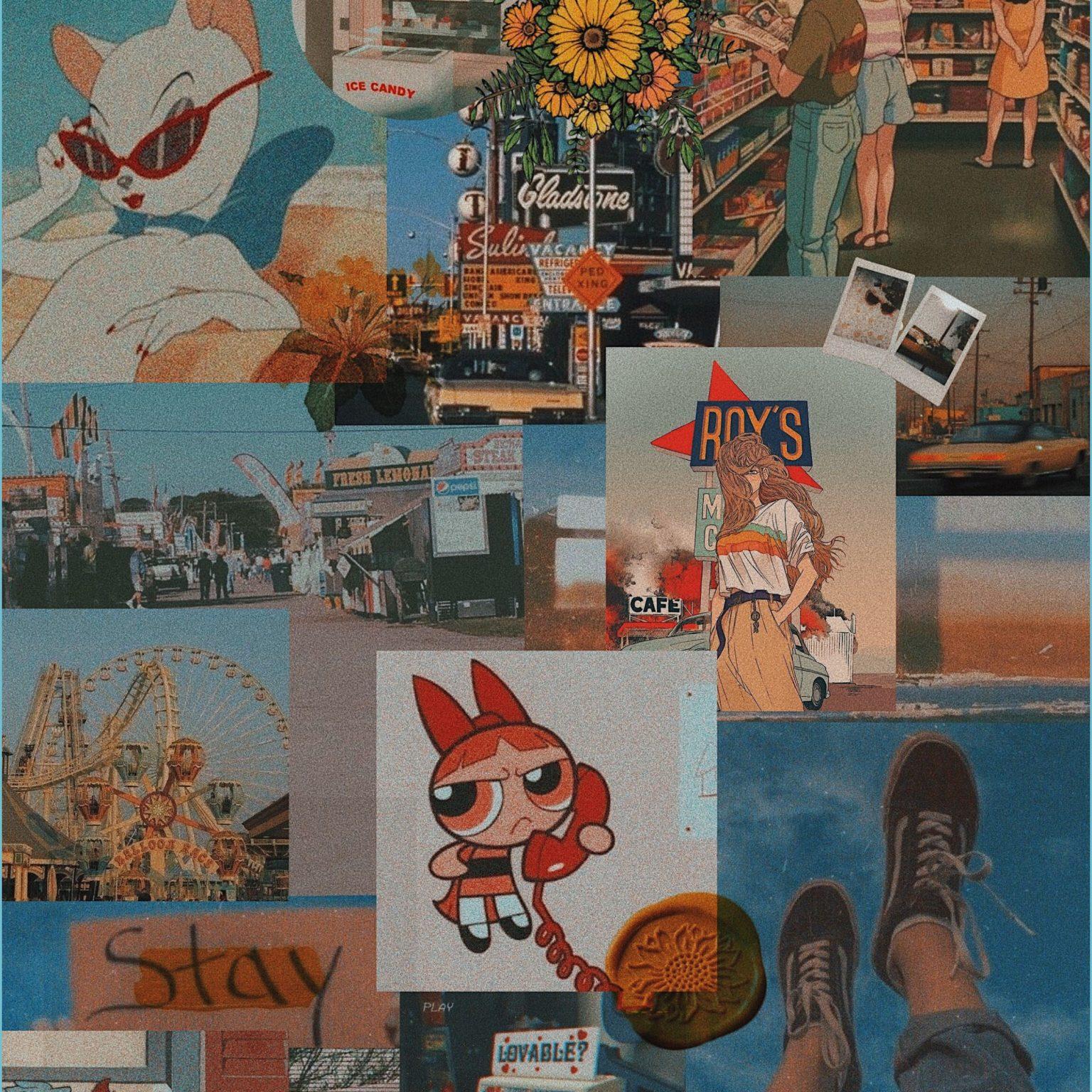 1536x1536 Retro ✨ #aesthetic #moodboard #retro #yellow #wallpaper Retro Retro Wallpaper