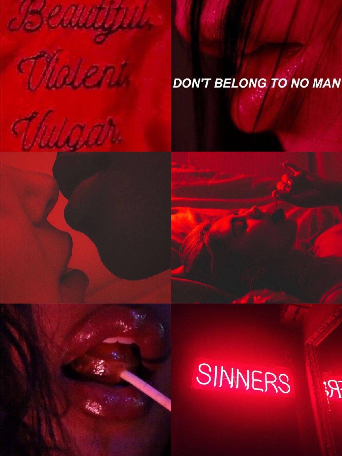 1200x1598 Red Aesthetic Moodboard