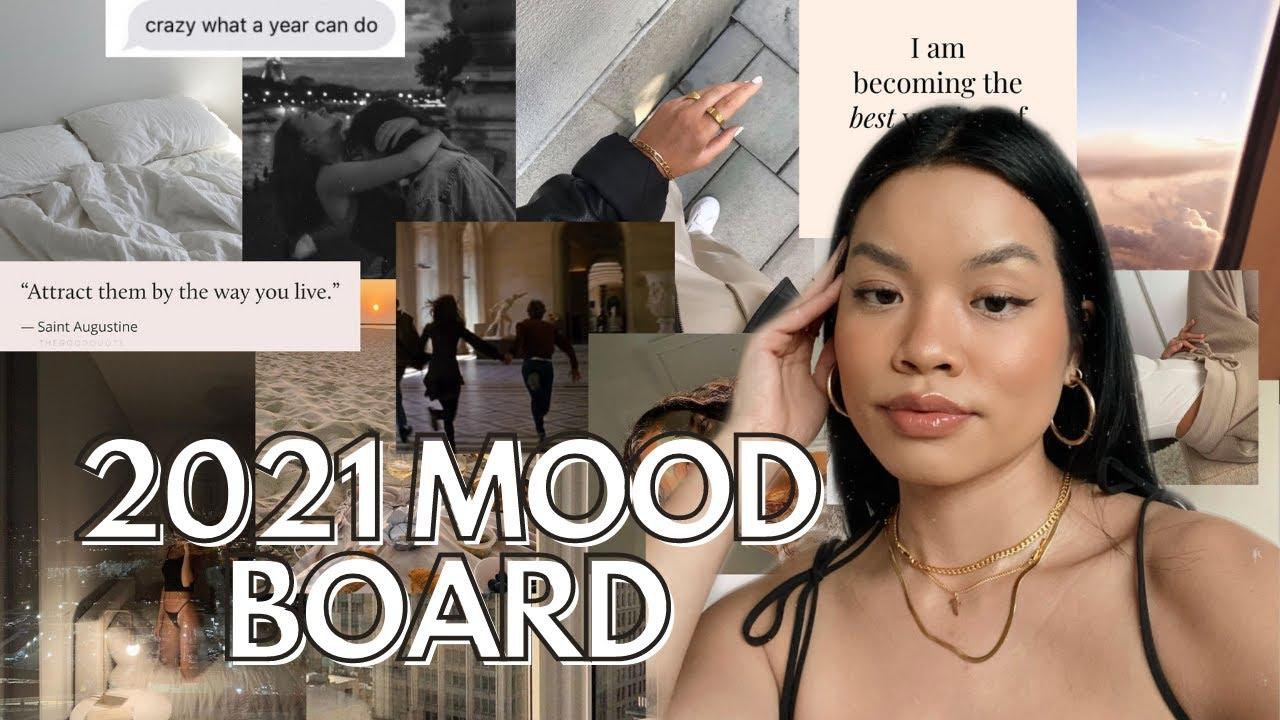 1280x720 MOODBOARD TUTORIAL! How to make an aesthetic moodboard / wallpaper using Pinterest + Canva