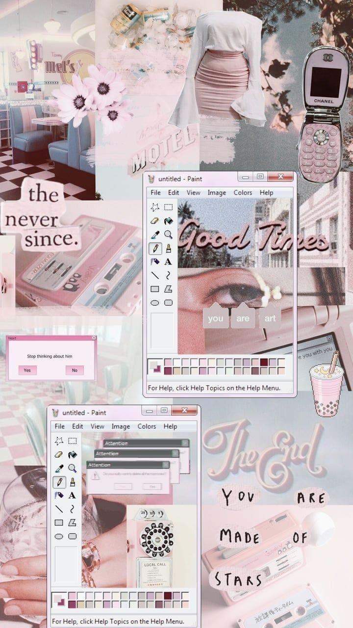 720x1280 aesthetic blue wallpaper collage