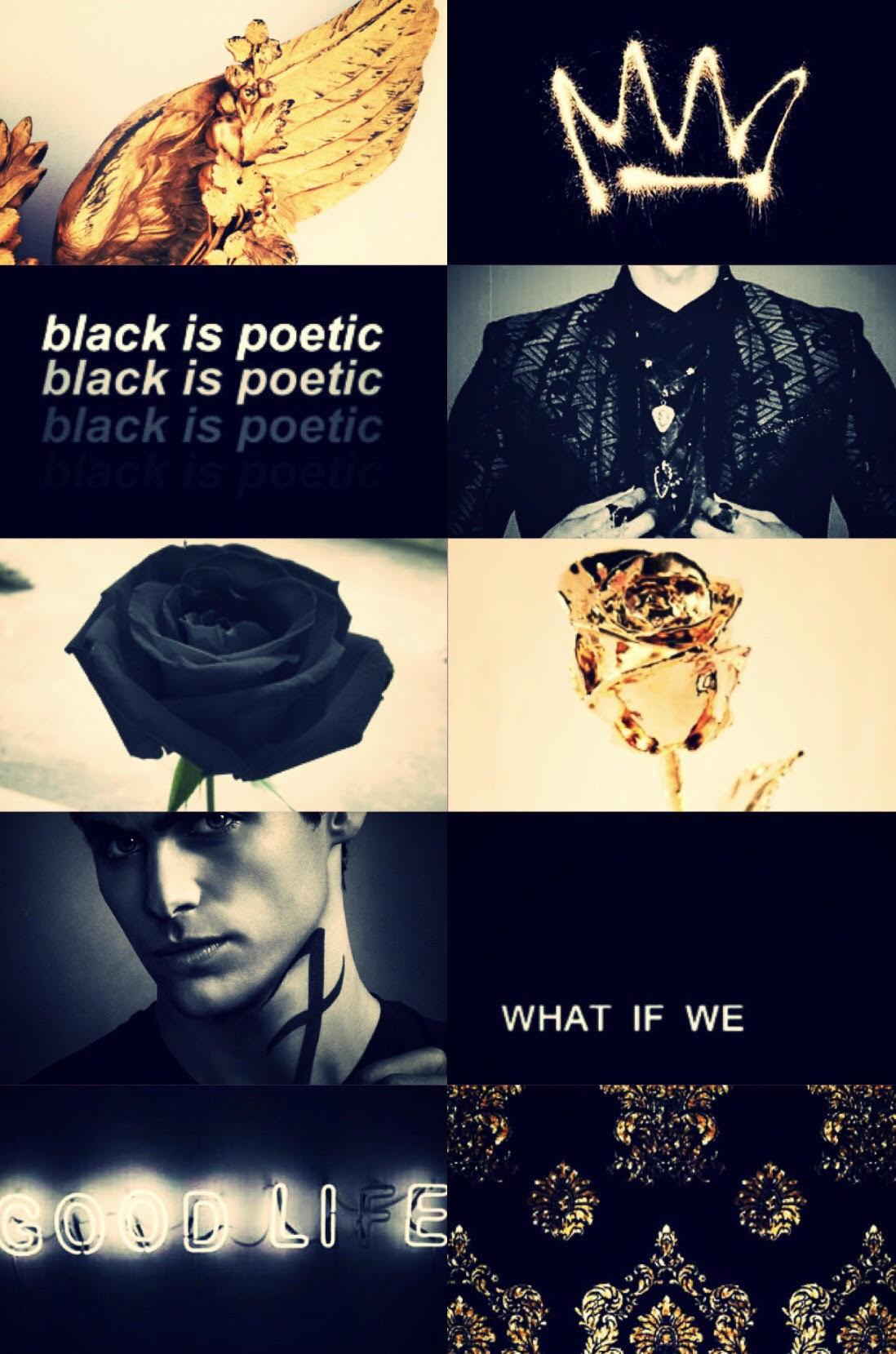 1098x1659 Aesthetic Moodboard Black Aesthetic Collage Wallpaper
