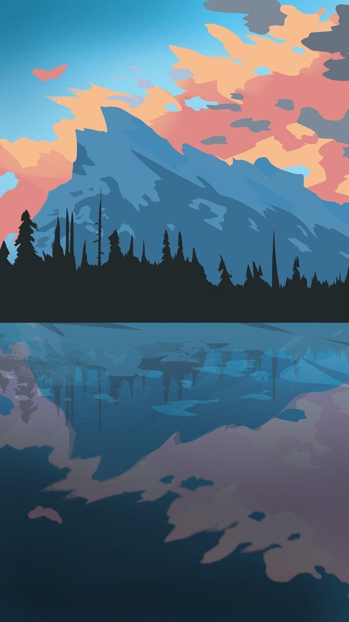 707x1257 Nature Art Wallpaper