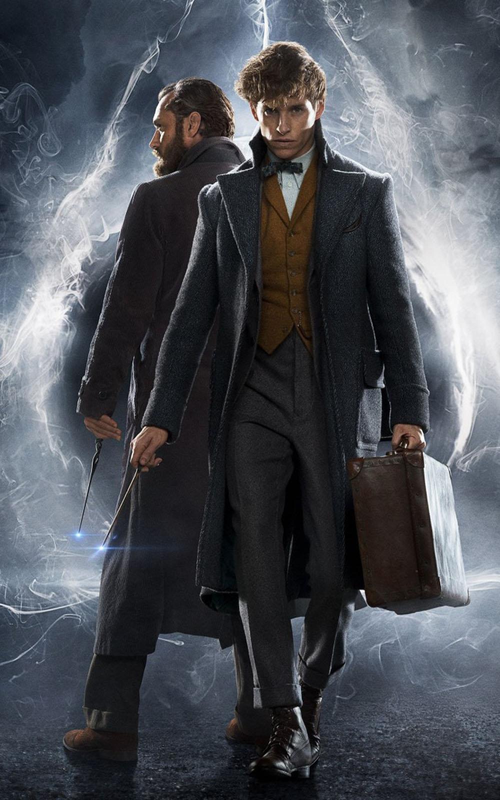 1000x1600 Jude Law & Eddie Redmayne In Fantastic Beasts Crimes of Grindelwald 4K Ultra HD Mobile Wallpaper