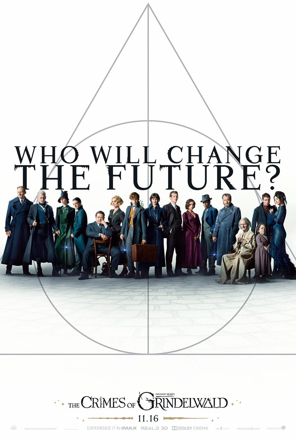 1012x1500 Fantastic Beasts: The Crimes of Grindelwald Movie Poster ( of 32)