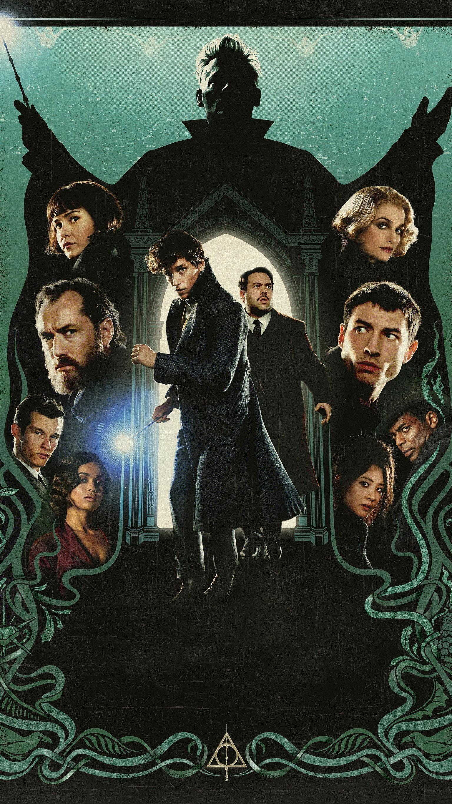 1536x2732 Fantastic Beasts: The Crimes of Grindelwald (2018) Phone Wallpaper. Moviemania. Fantastic beasts poster, Fantastic beasts, Fantastic beasts movie