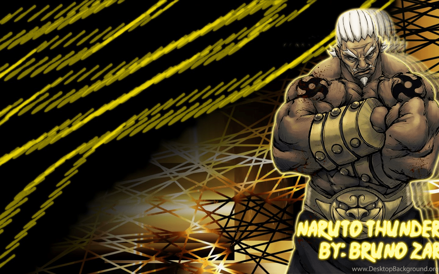 1440x900 Naruto Thunders: Wallpaper Raikage [PEDIDO] Desktop Background