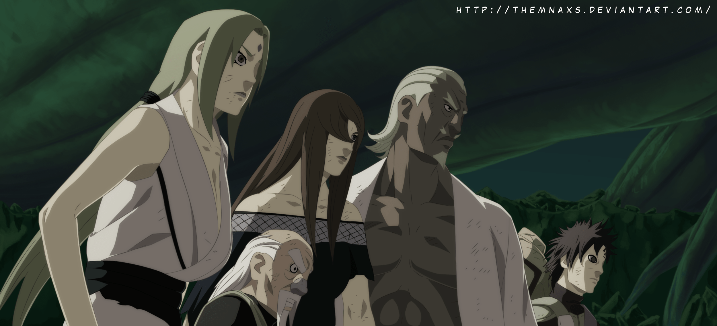 2500x1138 Raikage (Naruto) HD wallpaper, Background