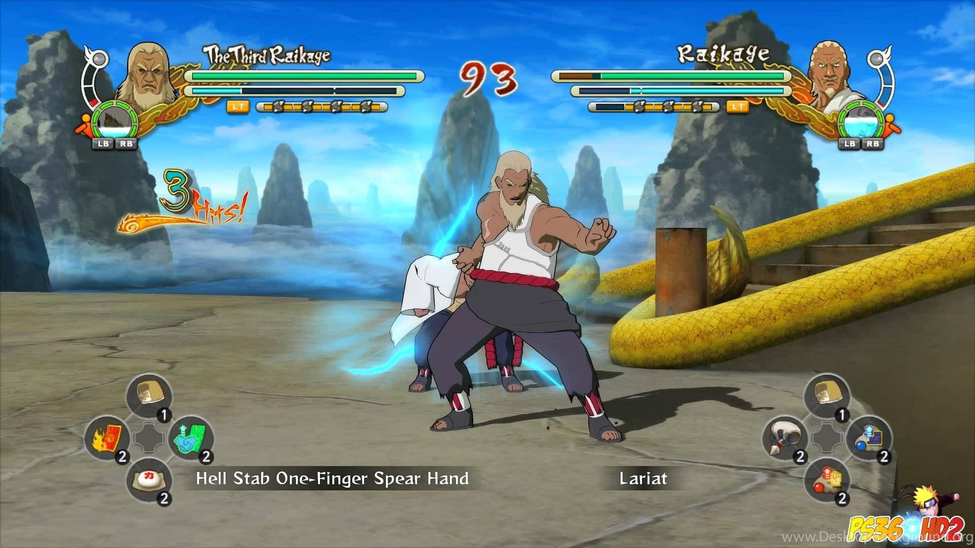 1920x1080 PC Naruto Storm 3: 3rd Raikage Vs 4th Raikage (MODS) (1080p. Desktop Background