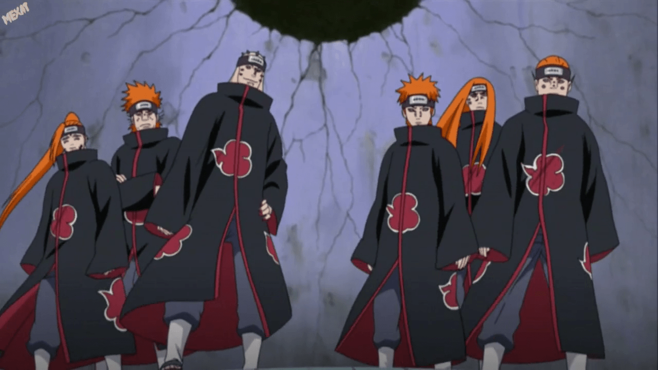 1280x720 Pain vs Killer B and Raikage