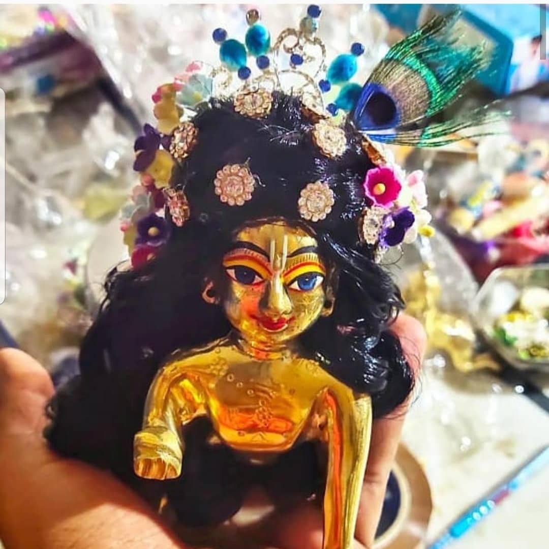1080x1080 Cute Laddu Gopal Image : Laddu Gopal Photo HD Wallpaper