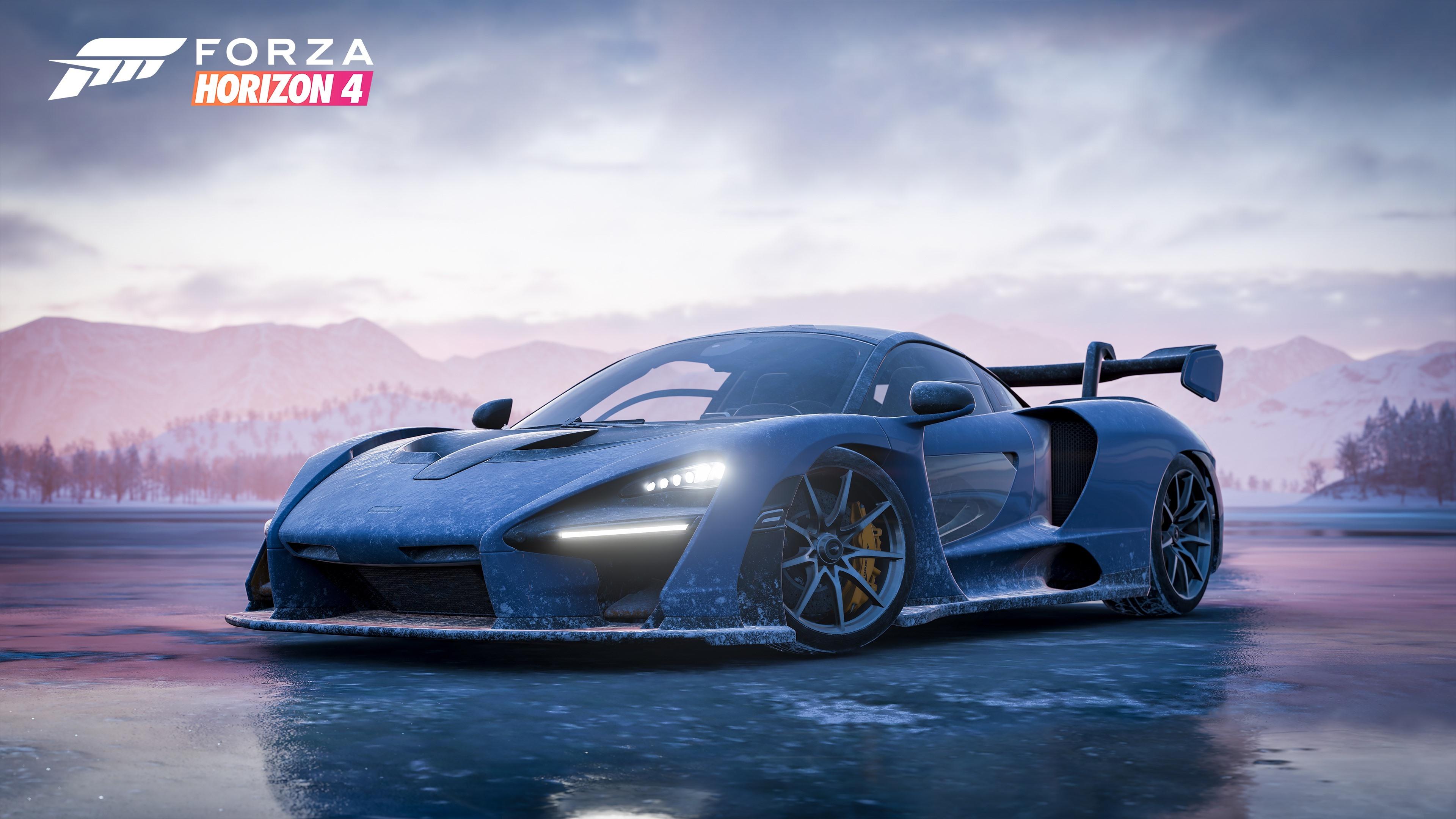 3840x2160 Wallpaper Forza Horizon Mclaren Supercar Front View Horizon 4 Wallpaper 4k