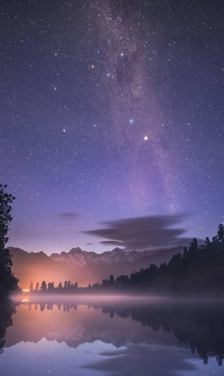 763x1280 Nature Night wallpaper