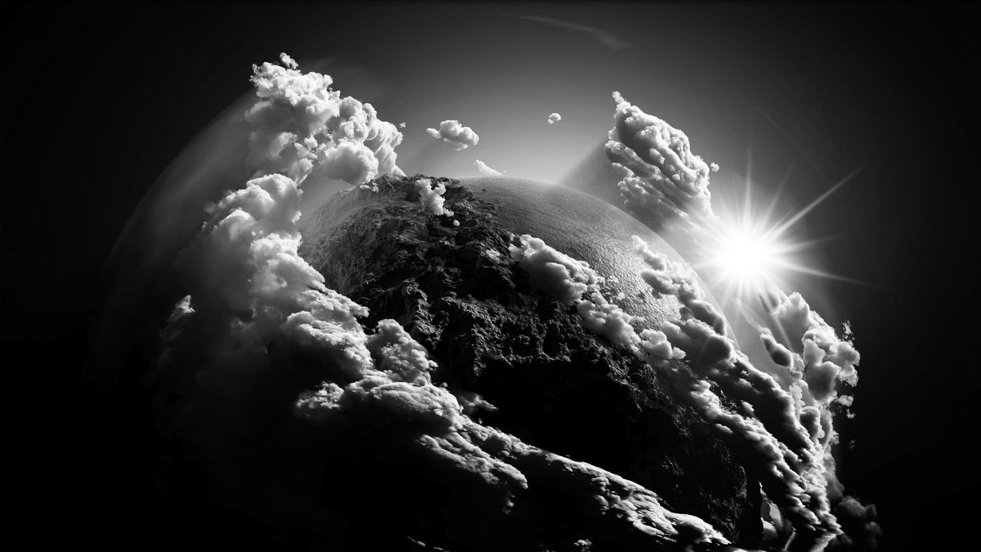 Earth Black and White Wallpapers - Top Free Earth Black and White  Backgrounds - WallpaperAccess