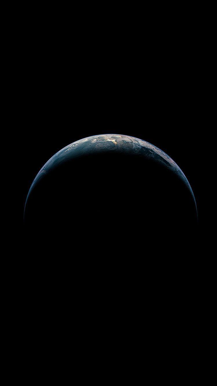 750x1334 iPhone Black Earth HD Wallpaper