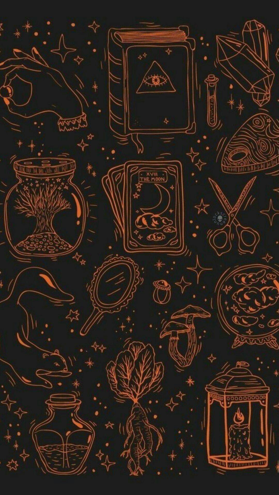 1080x1917 Wallpaper. Halloween wallpaper iphone, Witchy wallpaper, Cute fall wallpaper