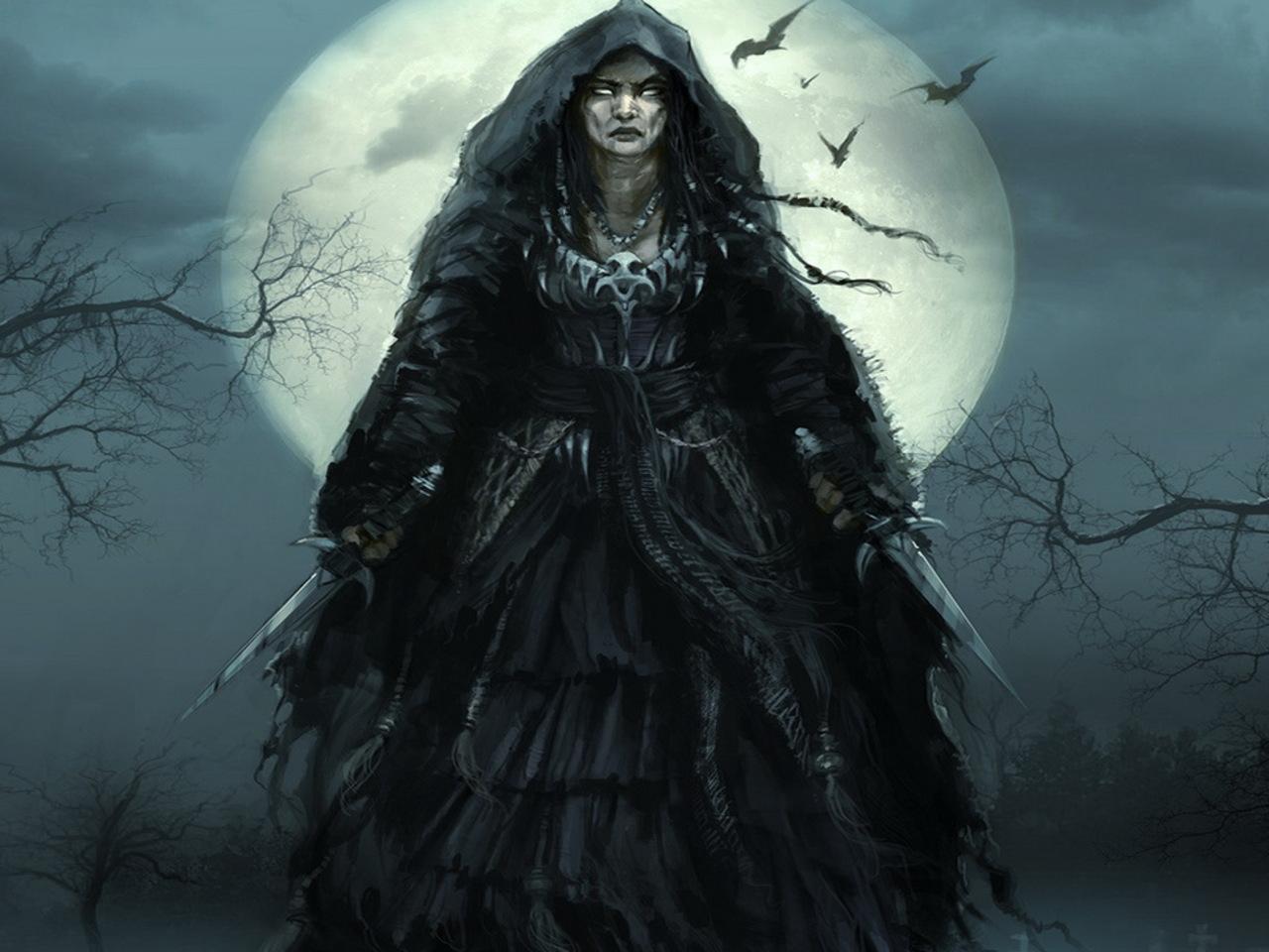 Black Witch Wallpapers - Top Free Black Witch Backgrounds - WallpaperAccess