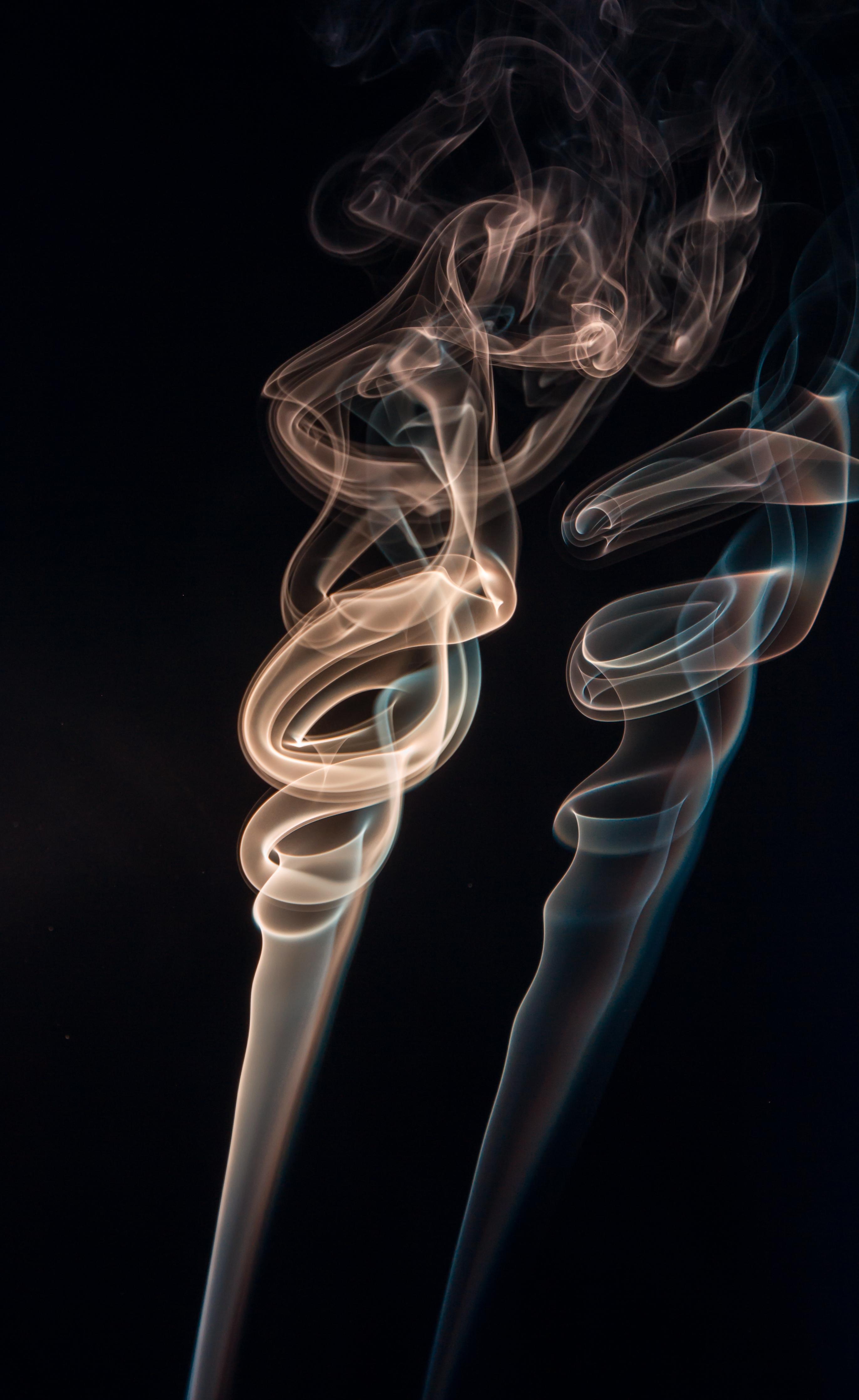 2743x4471 White Smoke Wallpaper · Free
