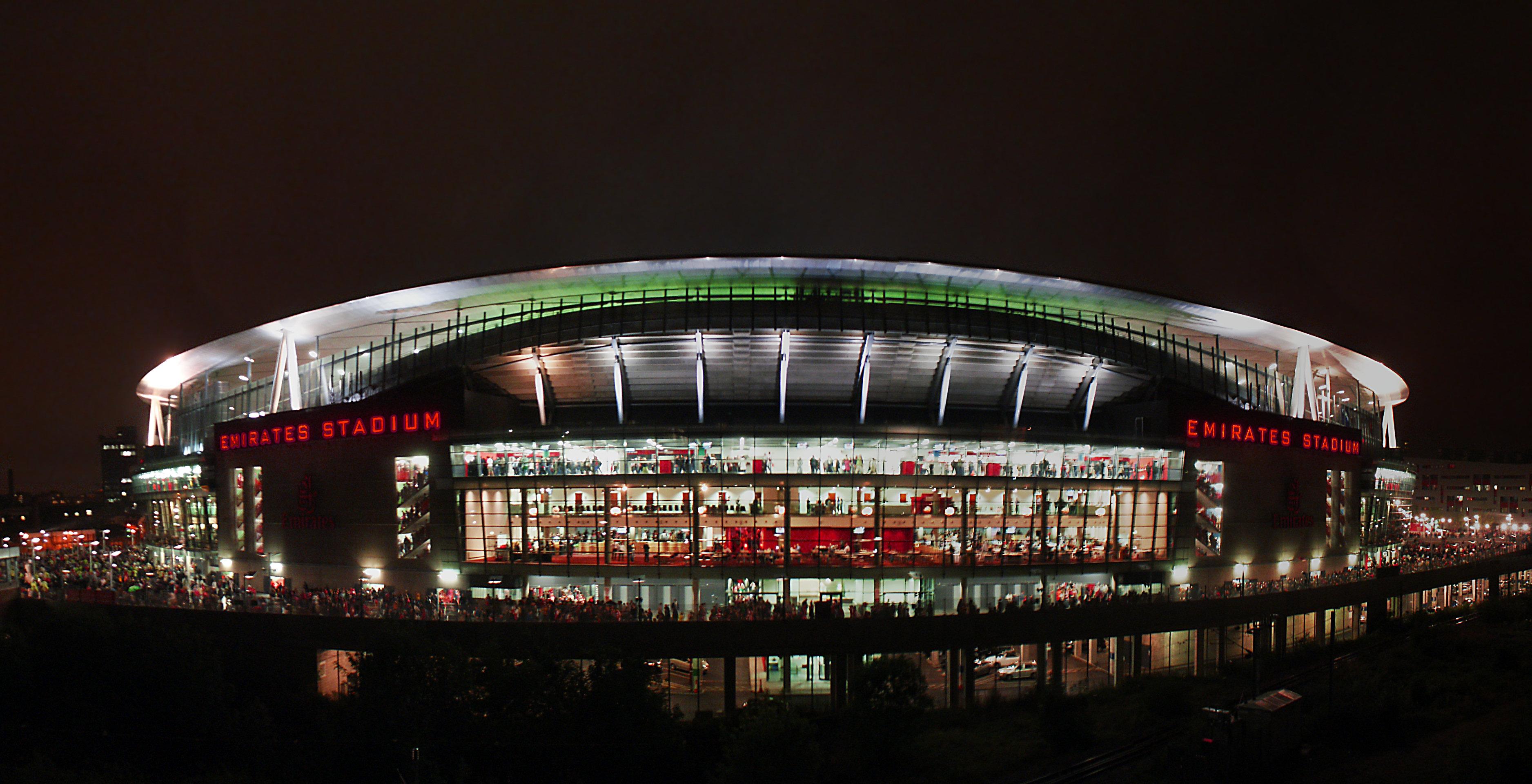 3752x1921 Arsenal Emirates Stadium Wallpaper HD