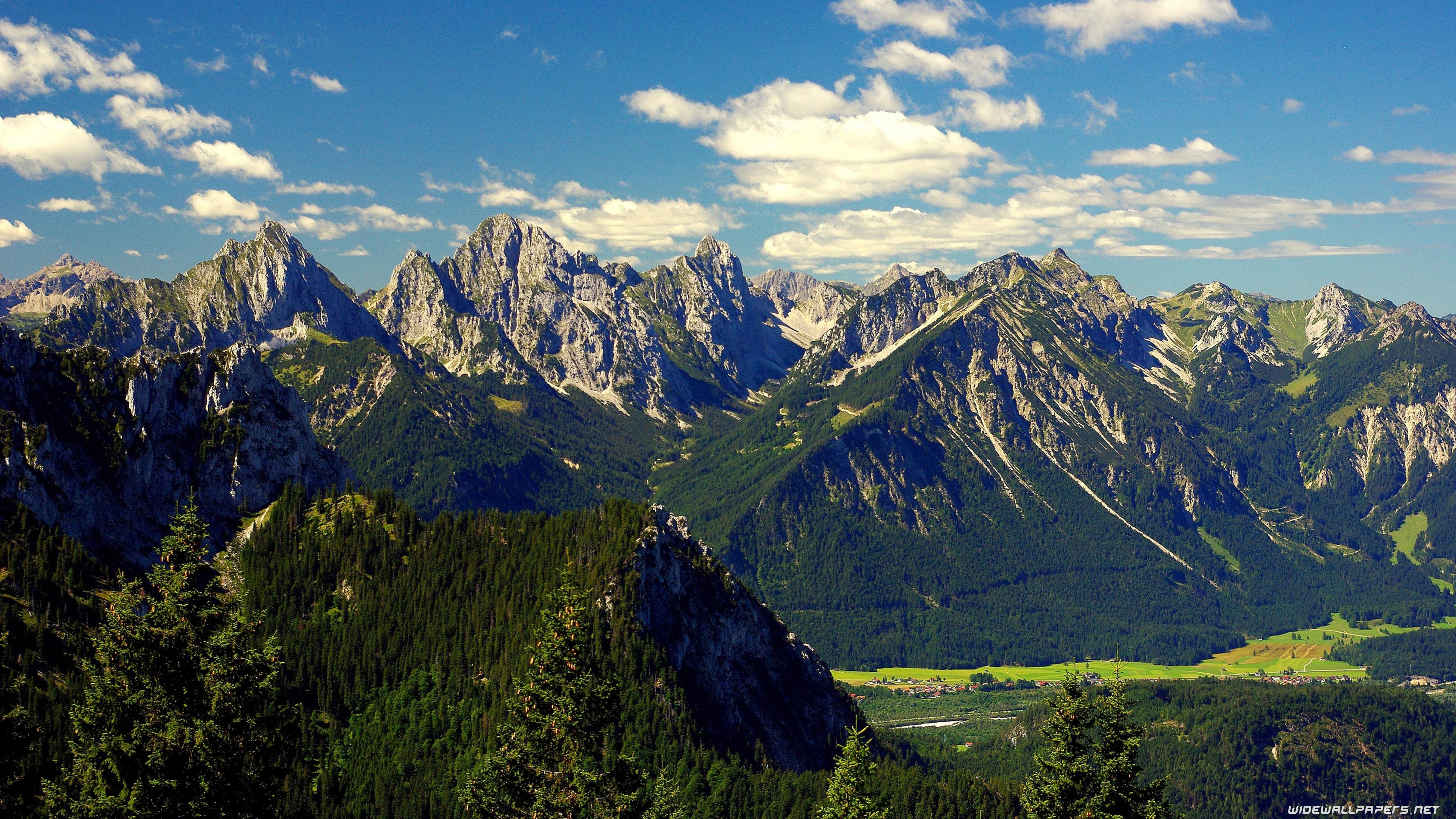 3840x2160 Mountains desktop wallpaper 4K Ultra HD
