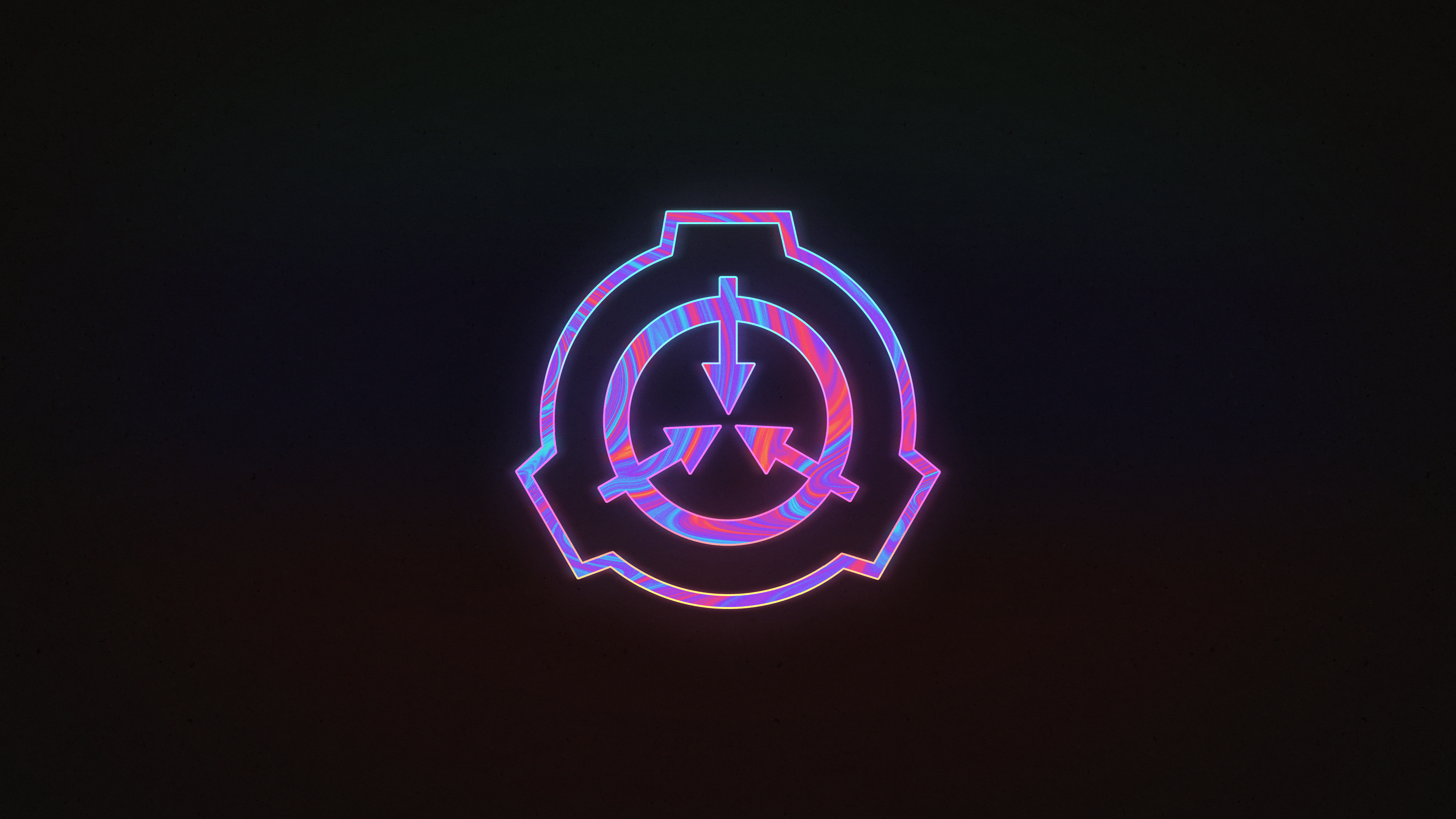 3840x2160 Ink Liquid Neon SCP Wallpaper [3840 x 2160]