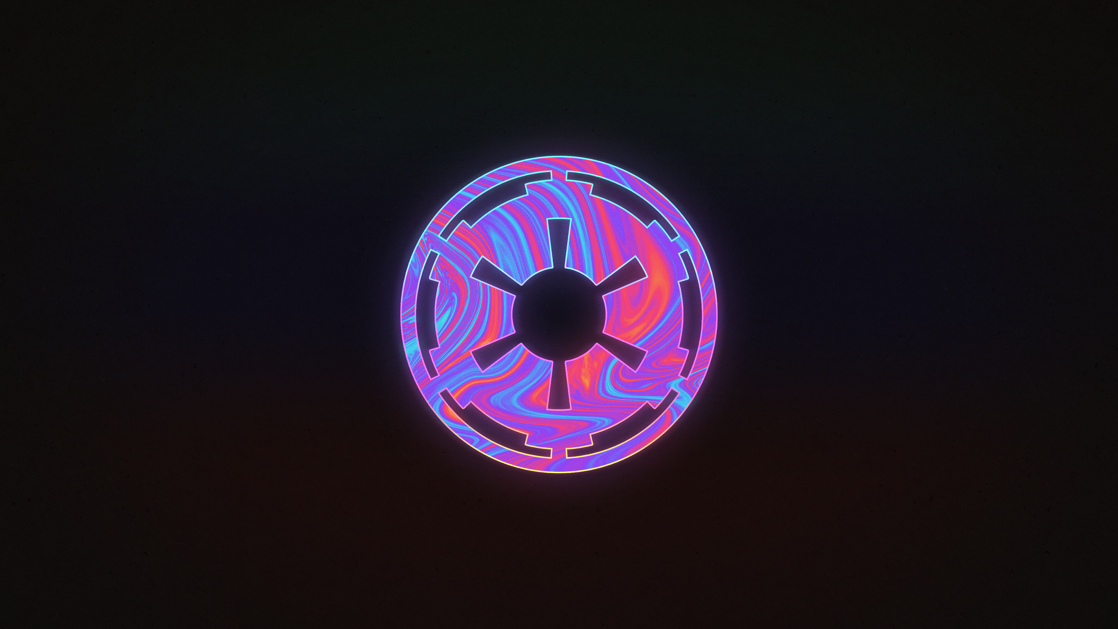 3840x2160 Ink Liquid Neon Imperial Wallpaper [3840 x 2160]
