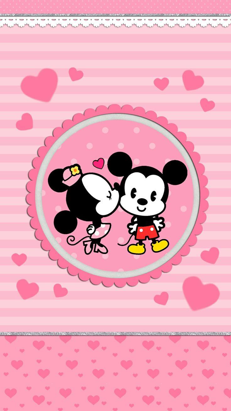 736x1308 Mickey and Minnie Mouse Wallpaper