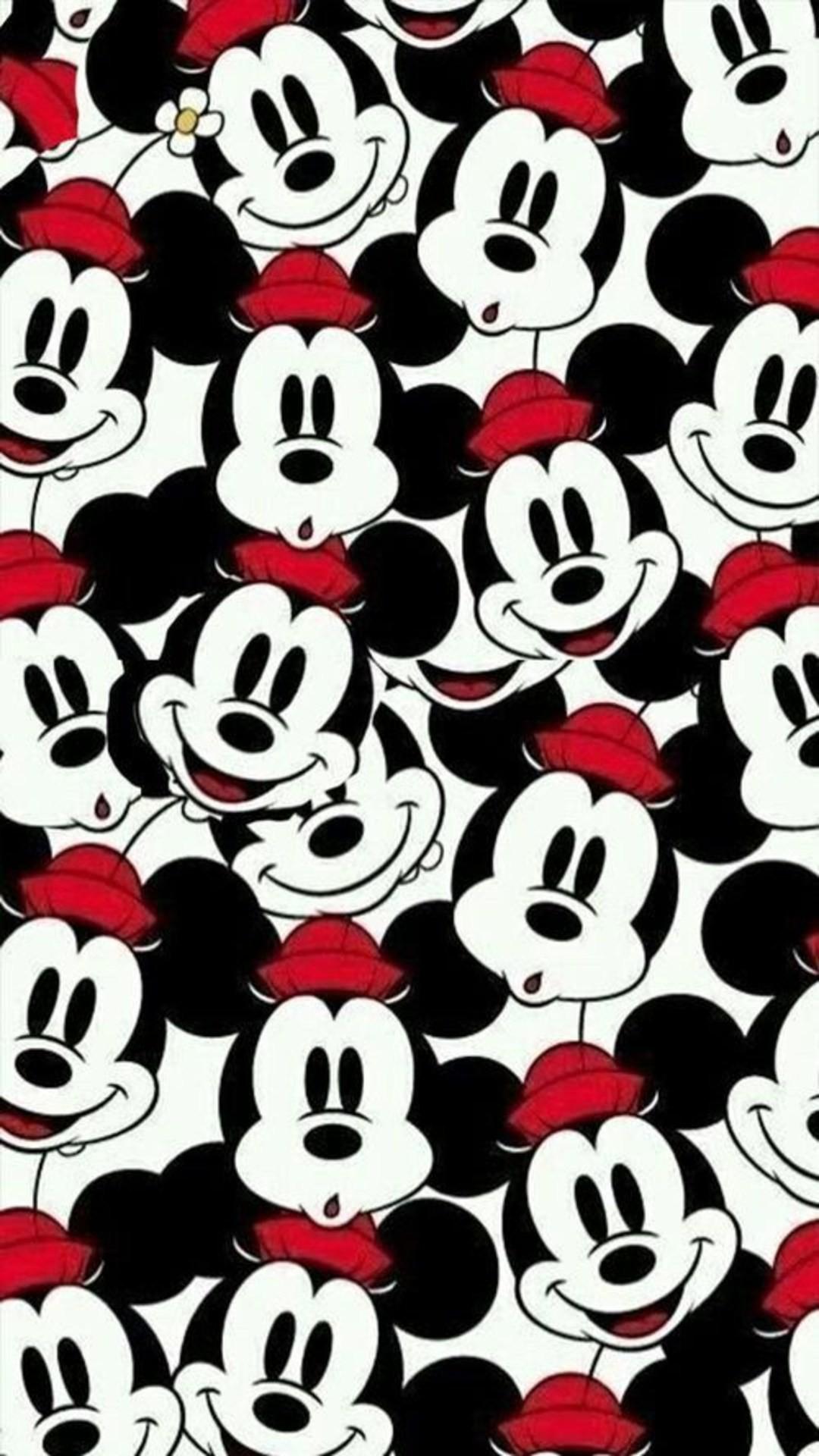1080x1920 Mickey Mouse Wallpaper HD Black And White