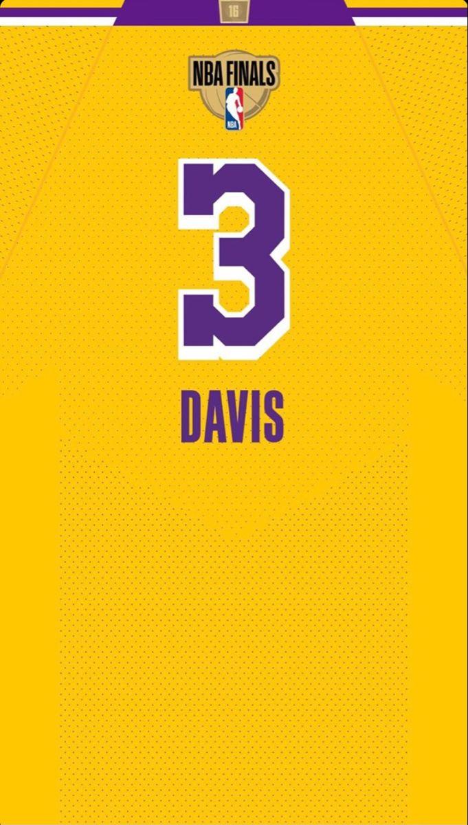 681x1200 Anthony Davis jersey wallpaper. Lakers wallpaper, Anthony davis, Nba jersey