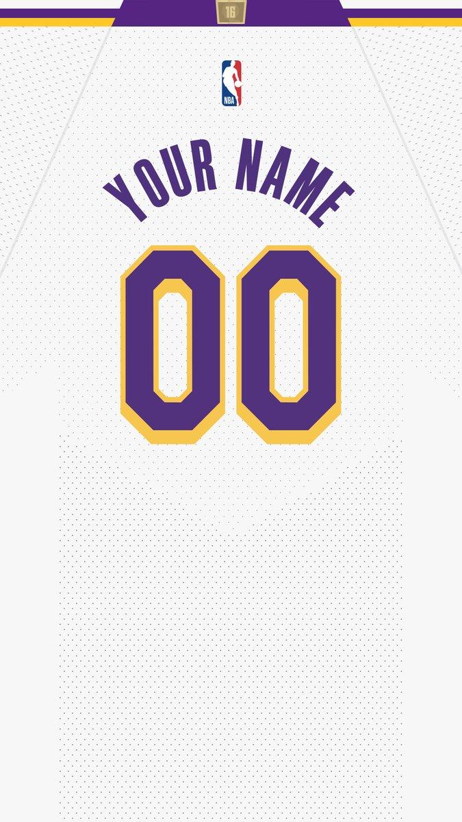 675x1200 Los Angeles Lakers's #WallpaperWednesday, and we're back with more custom jerseys, Lakers Nation! Reply with your choice of jersey, name, and number to see if you're among