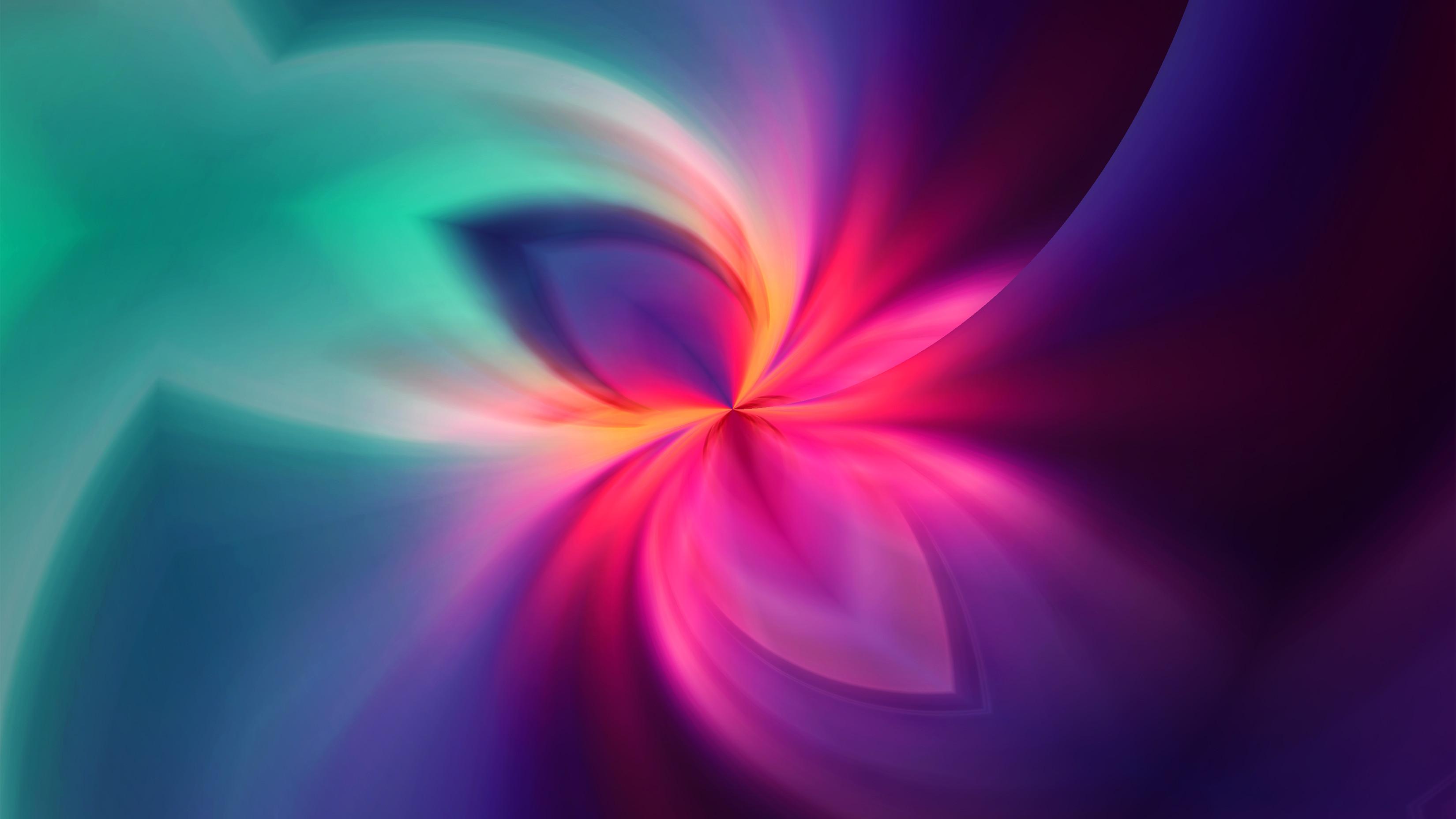 3300x1856 Fractal glow Wallpaper
