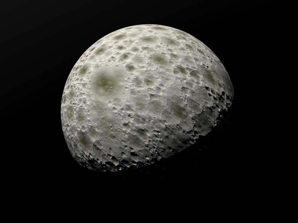 1024x768 Warner Buzz: Incredible And Unbelievable Moon Wallpaper In HD
