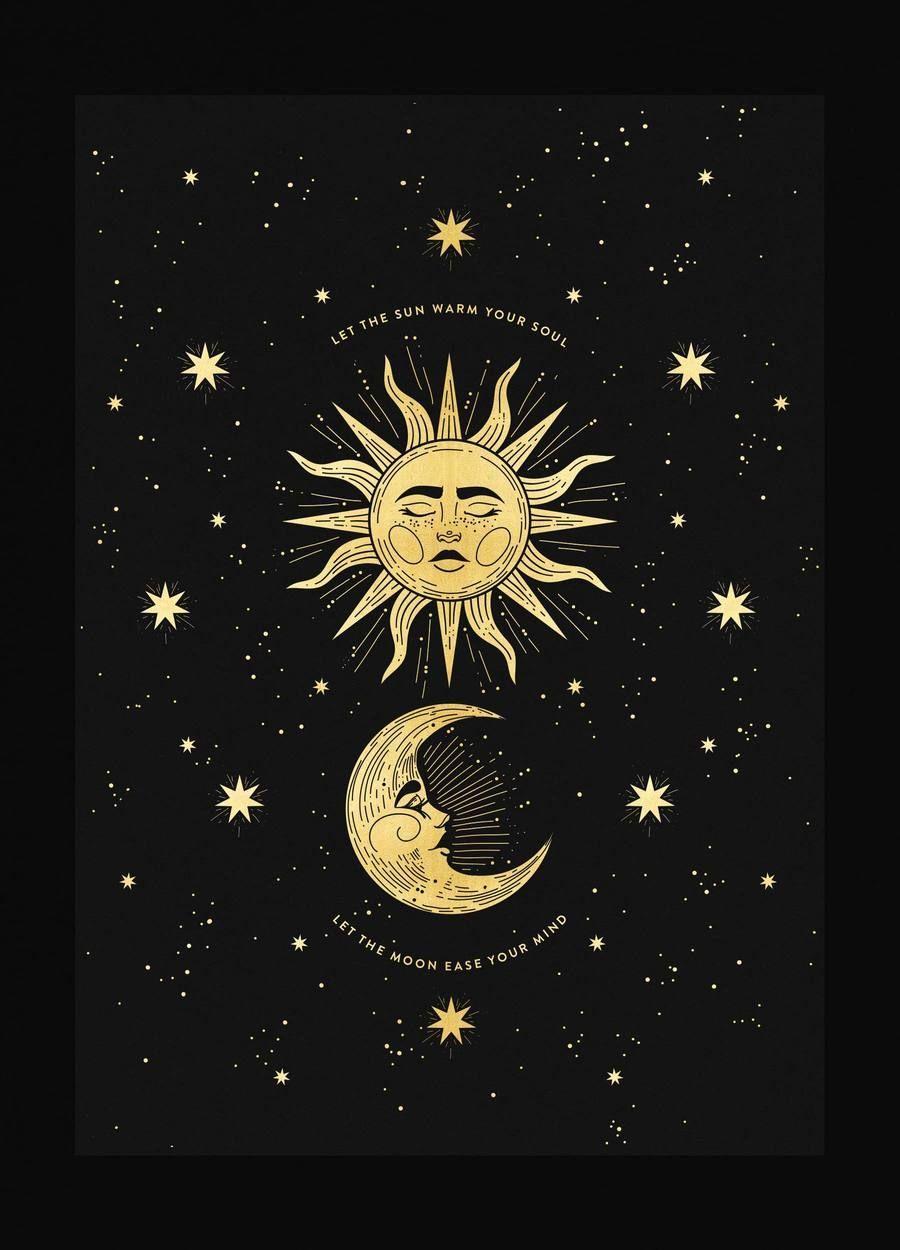 Moon moon sun wicca HD phone wallpaper  Peakpx