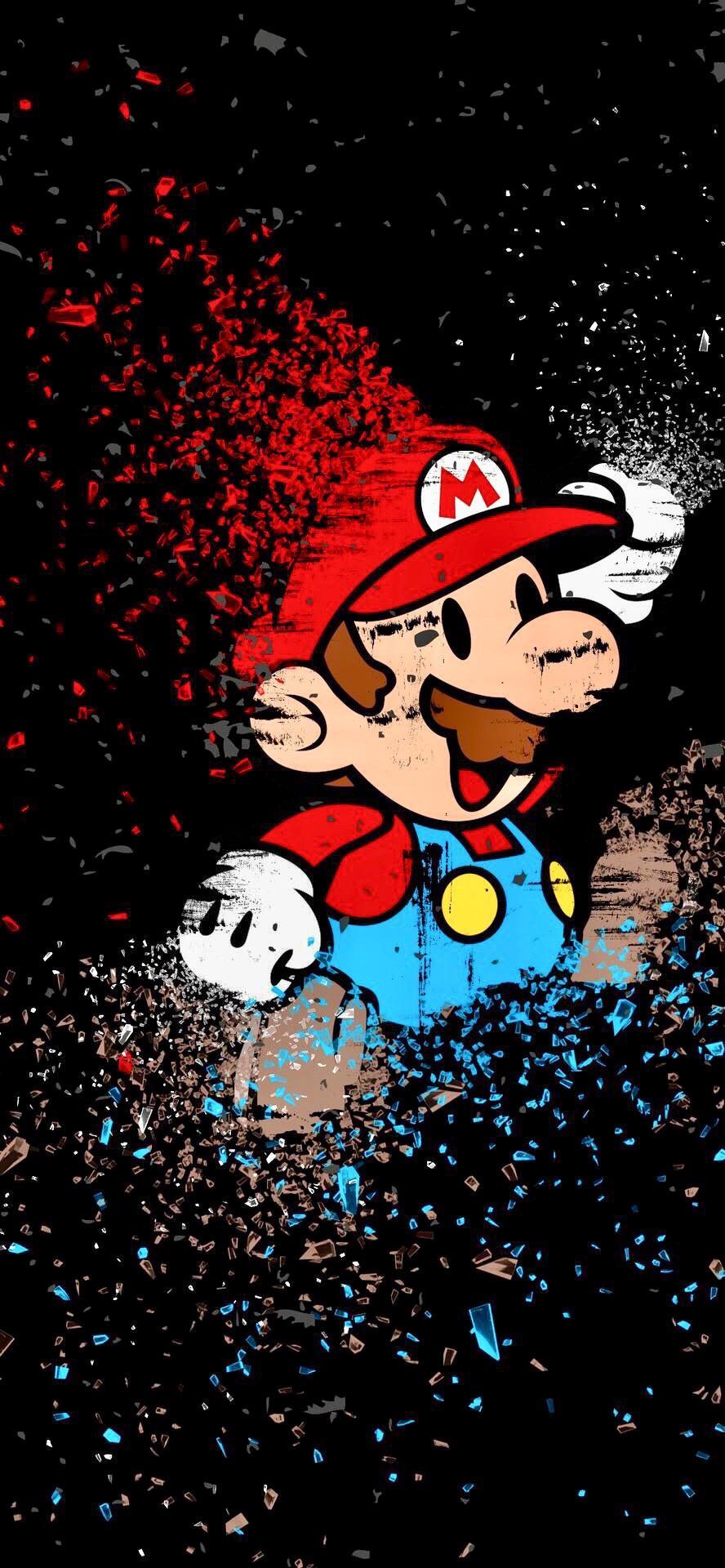 888x1920 Mario iPhone Wallpaper