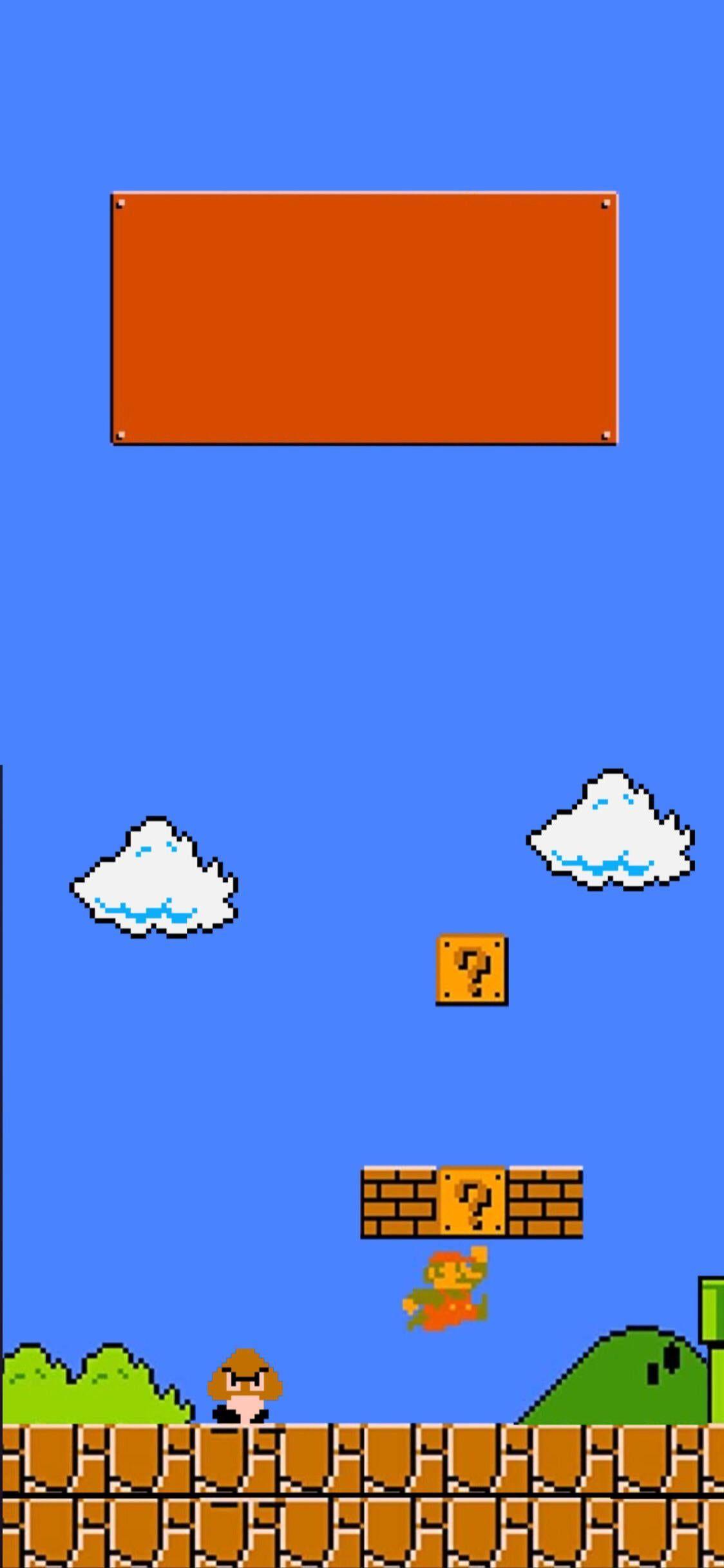 1124x2436 Mario iPhone Wallpaper