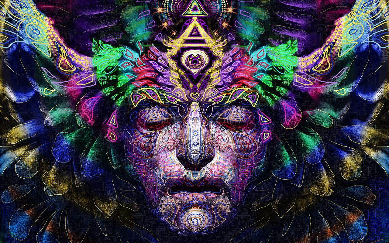 1280x800 dark psychedelic wallpaper art, Art, Spiritual artwork